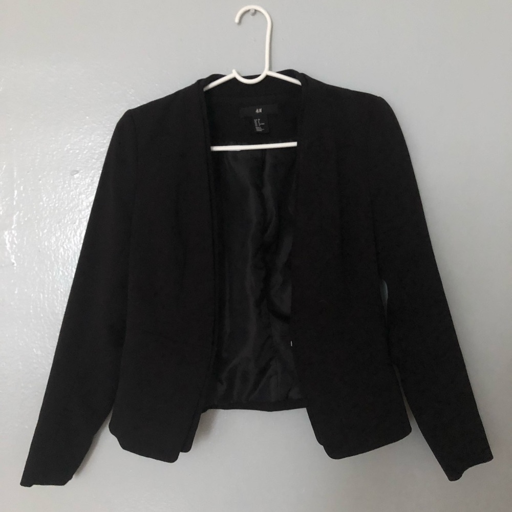 H&M Black Blazer sz 8